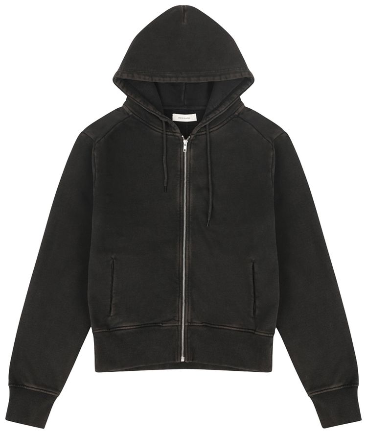Entire Studios Slim Zip Up Washed Black