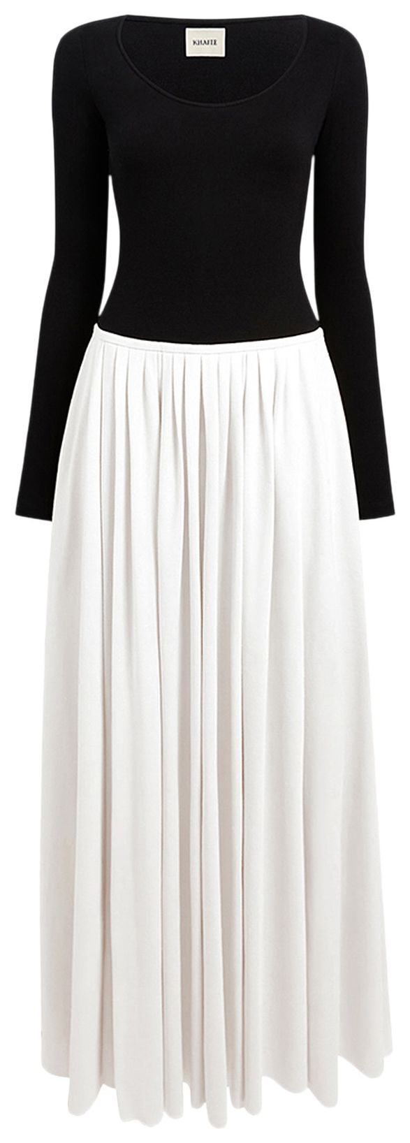Khaite Carlotta Dress BlackWhite