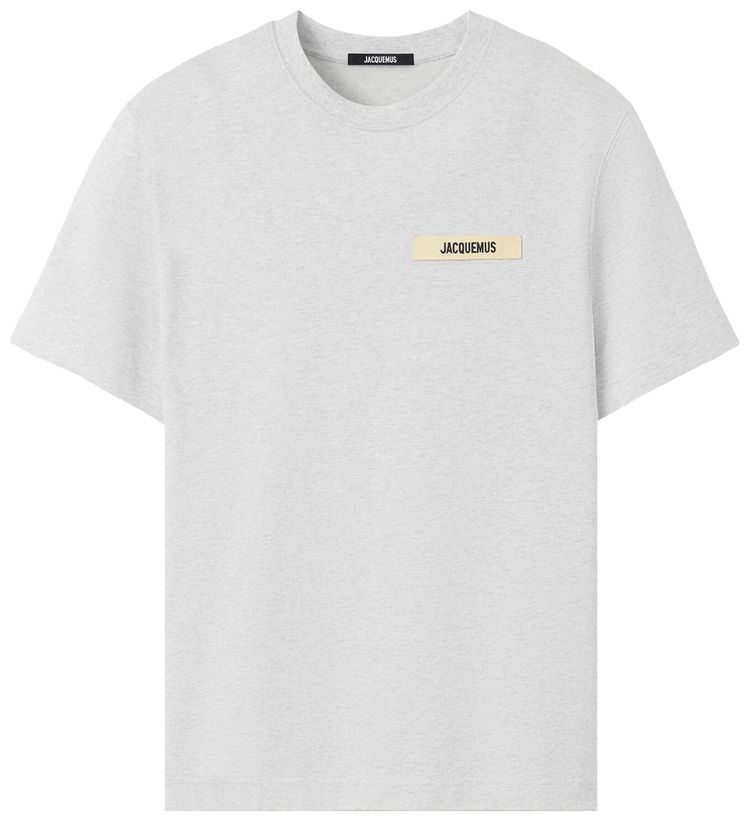 Jacquemus Le T Shirt Gros Grain Grey