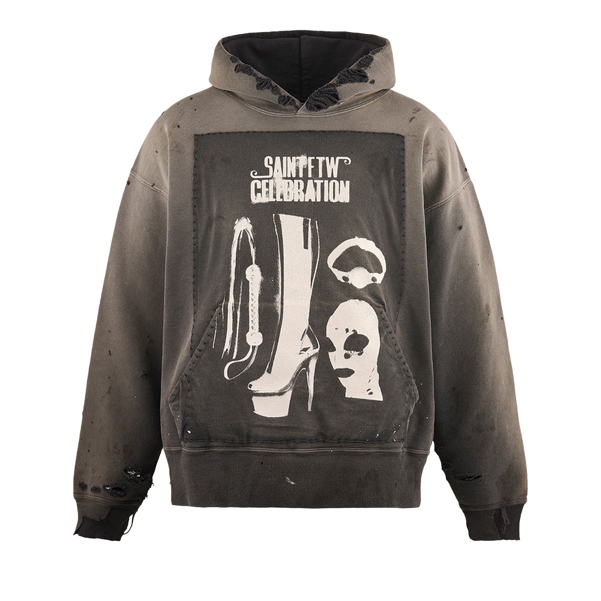 Buy SAINT Mxxxxxx Saint Celebration Hoodie 'Black' - SM HR1 0000