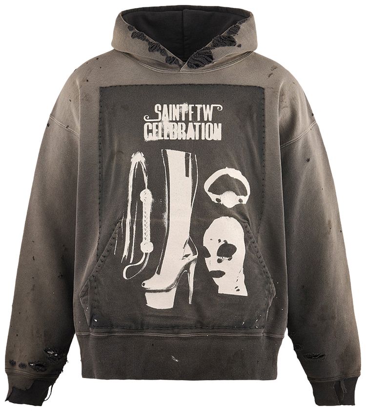 SAINT Mxxxxxx Saint Celebration Hoodie Black