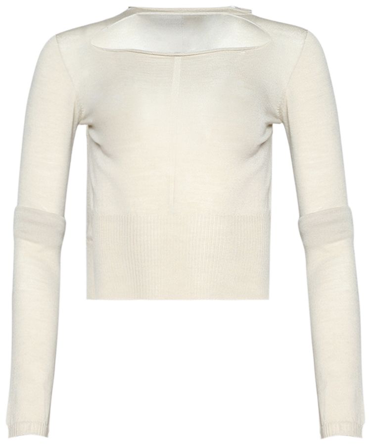 Rick Owens Cropped Pullover Sand