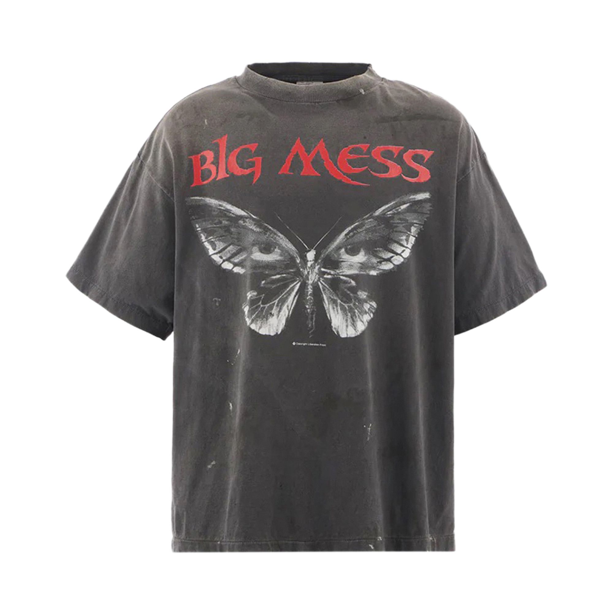 Buy SAINT Mxxxxxx Big Mess Short-Sleeve Tee 'Black' - SM HR1 0000