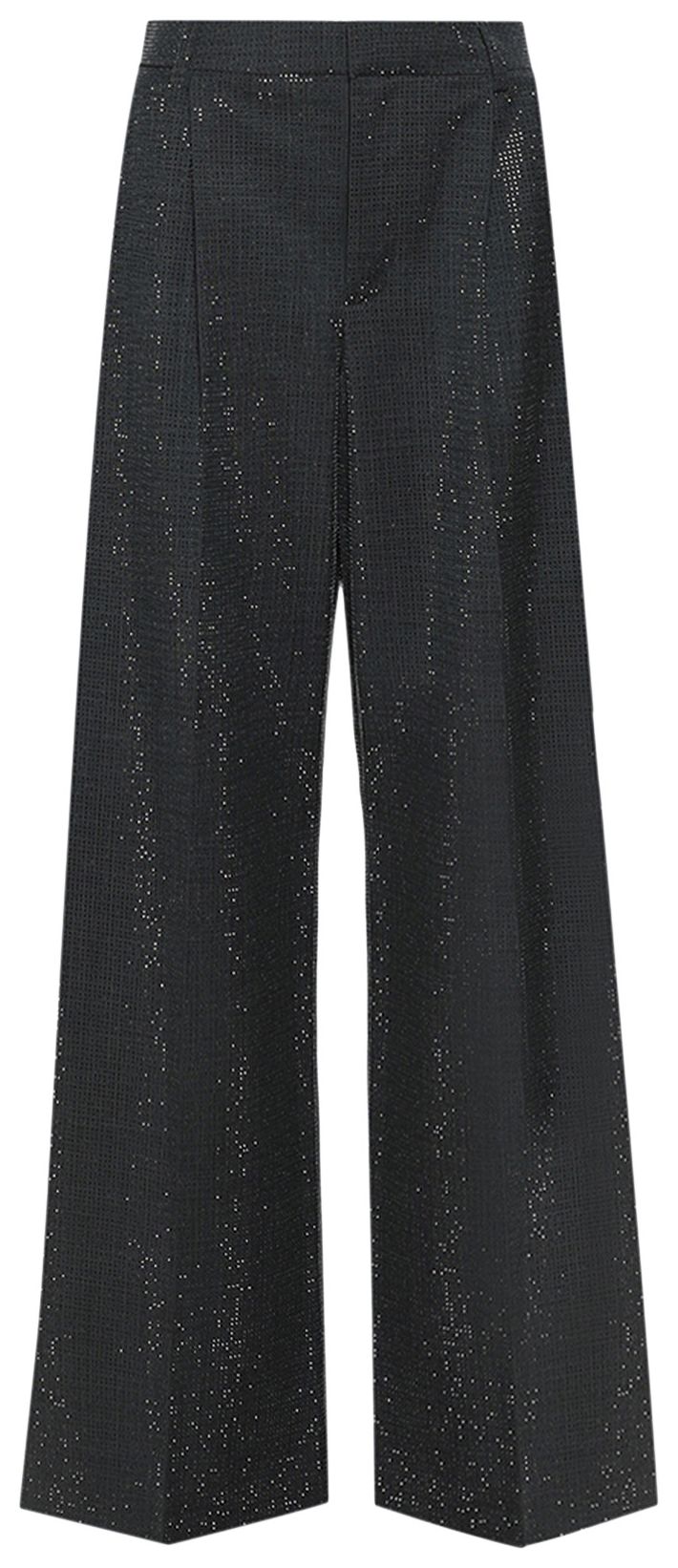 Alexander Wang Mid Rise Tailored Pant W Allover Hotfix Grey