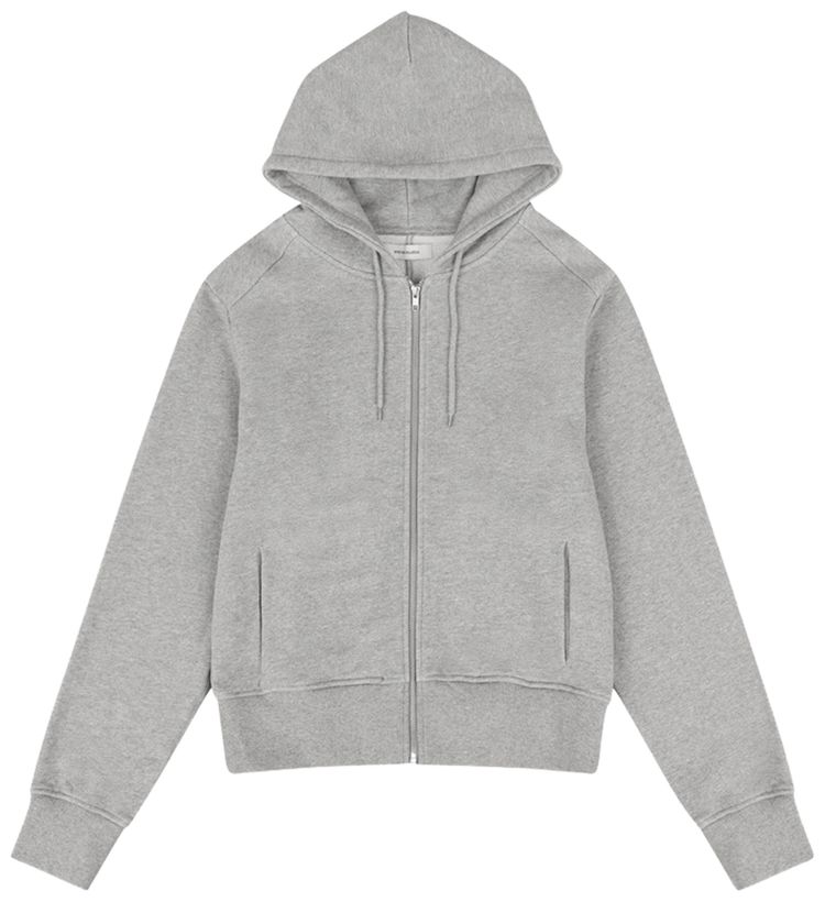 Entire Studios Slim Zip Up Grey Marle