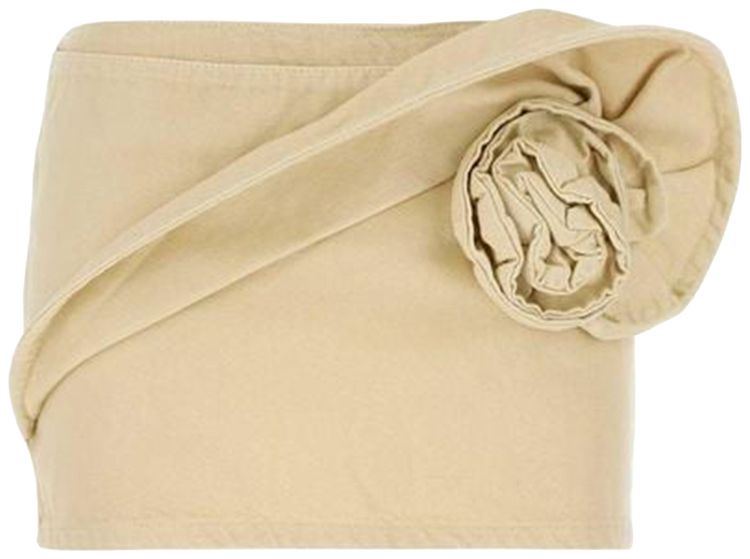 Magda Butrym Denim Skirt Beige