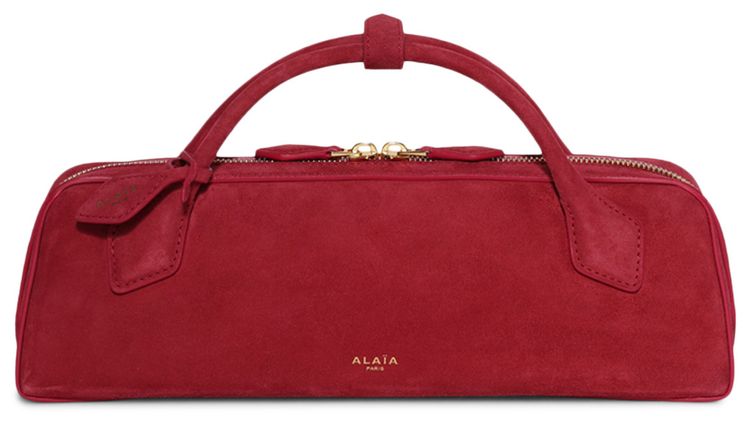 Alaia Teckel Clutch Framboise