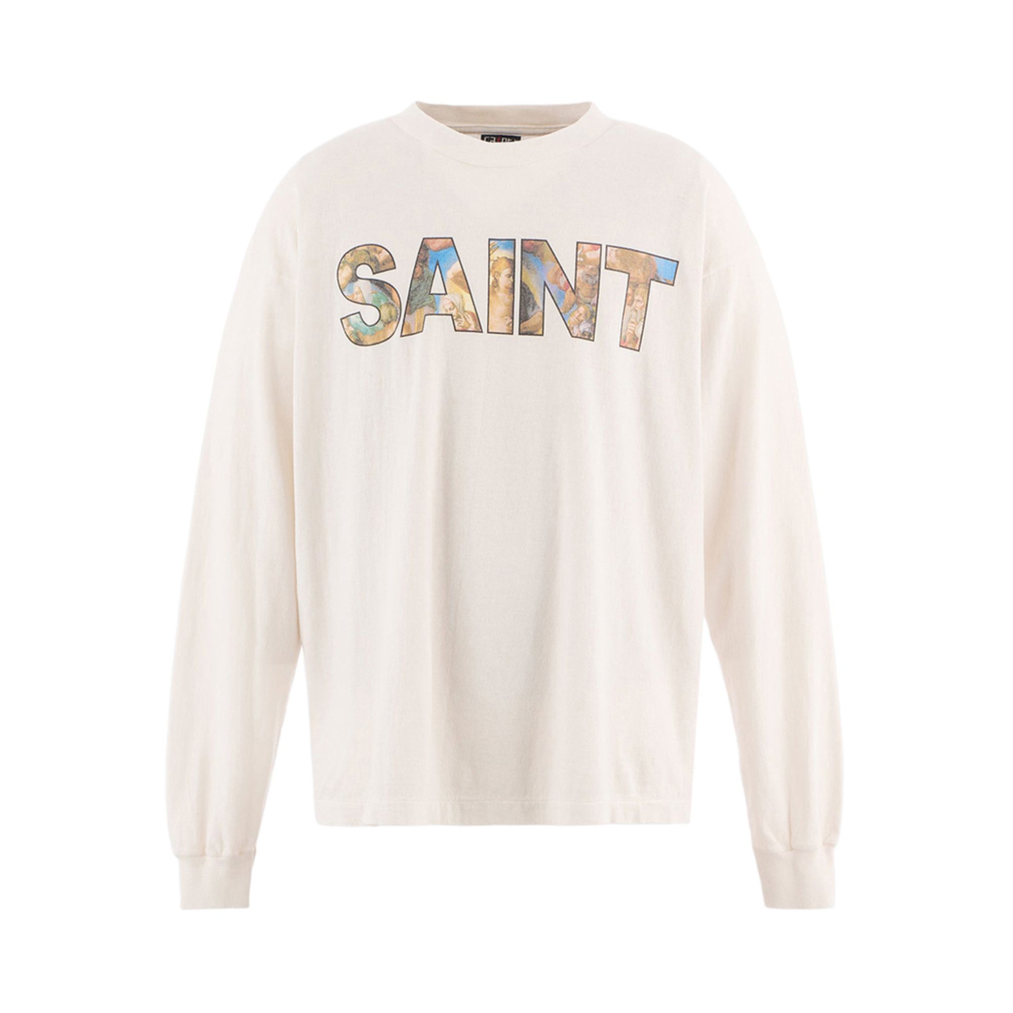SAINT Mxxxxxx NEW BODY RULES 長袖Tシャツ Buy SAINT Mxxxxxx New Body Rules Long-Sleeve Tee 'White' - SM HR1