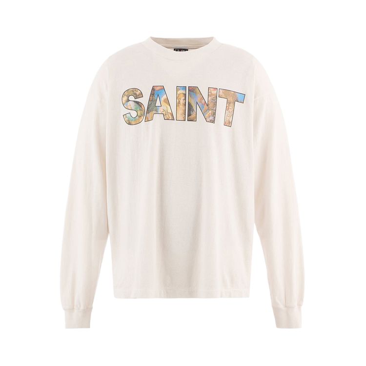 SAINT Mxxxxxx New Body Rules Long Sleeve Tee White