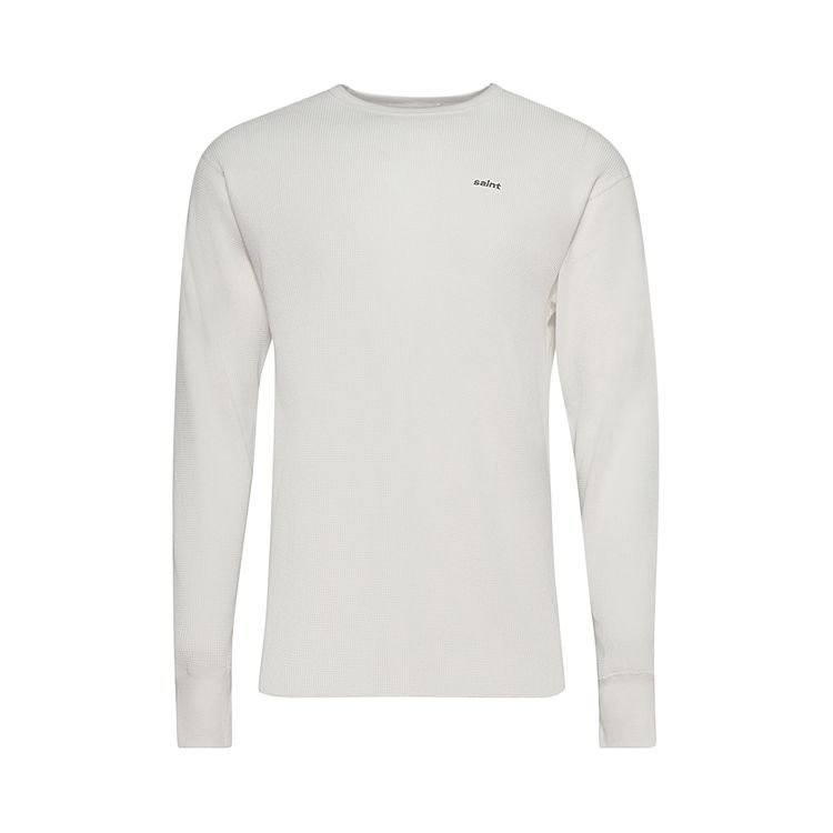 SAINT Mxxxxxx Thermal Long Sleeve Tee White