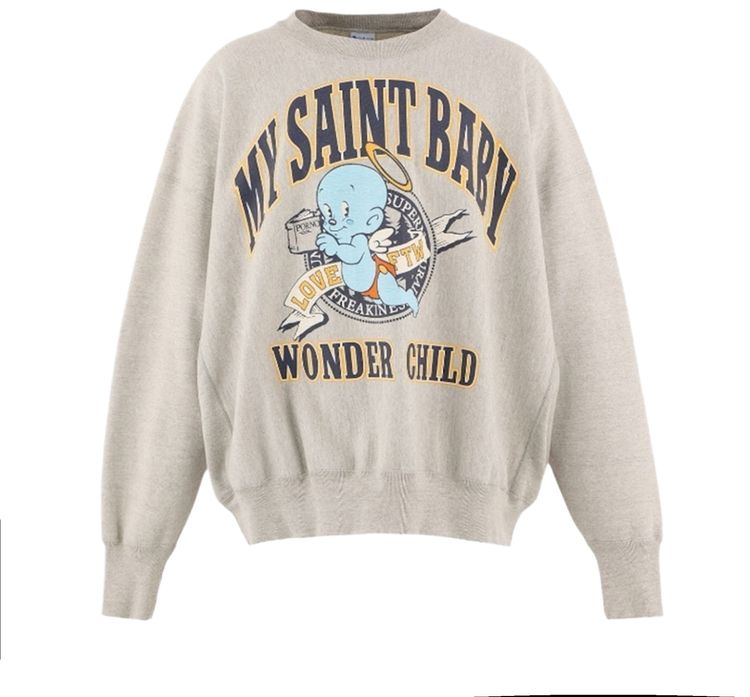 SAINT Mxxxxxx Michael Crew Neck Grey