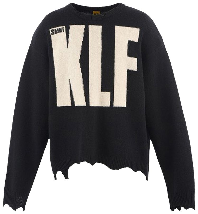 SAINT Mxxxxxx KLF Crew Neck Knit Black