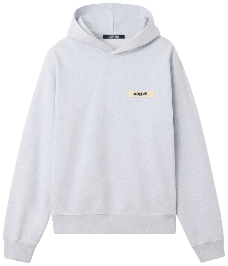Jacquemus Le Hoodie Gros Grain Grey