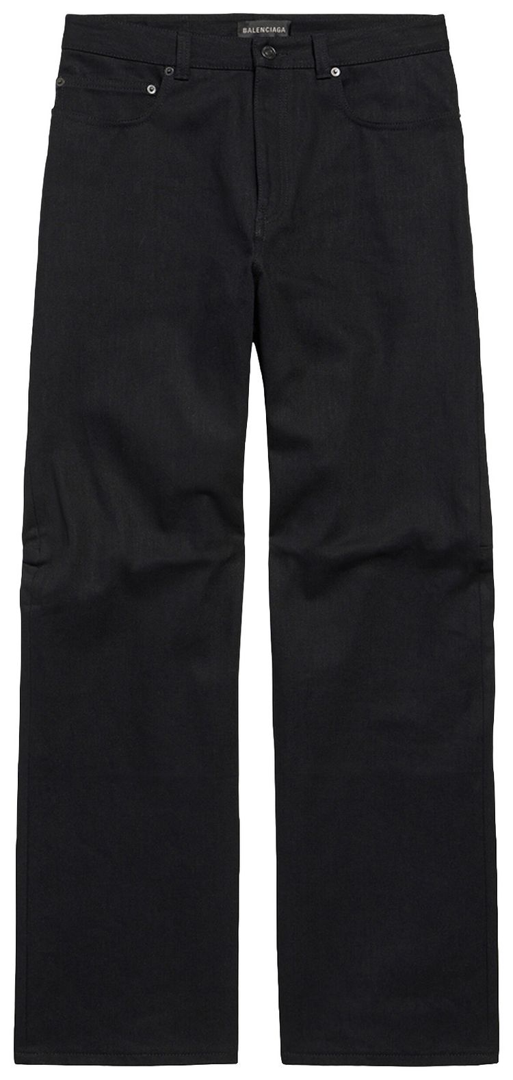 Balenciaga Curved Knee Pants Black