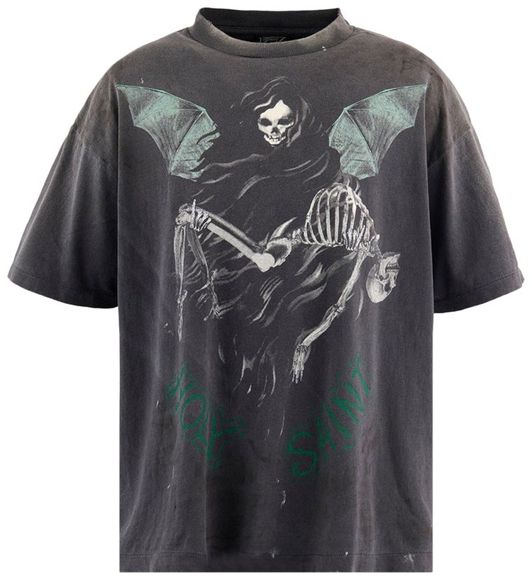 SAINT Mxxxxxx Holy Saint Short Sleeve Tee Black