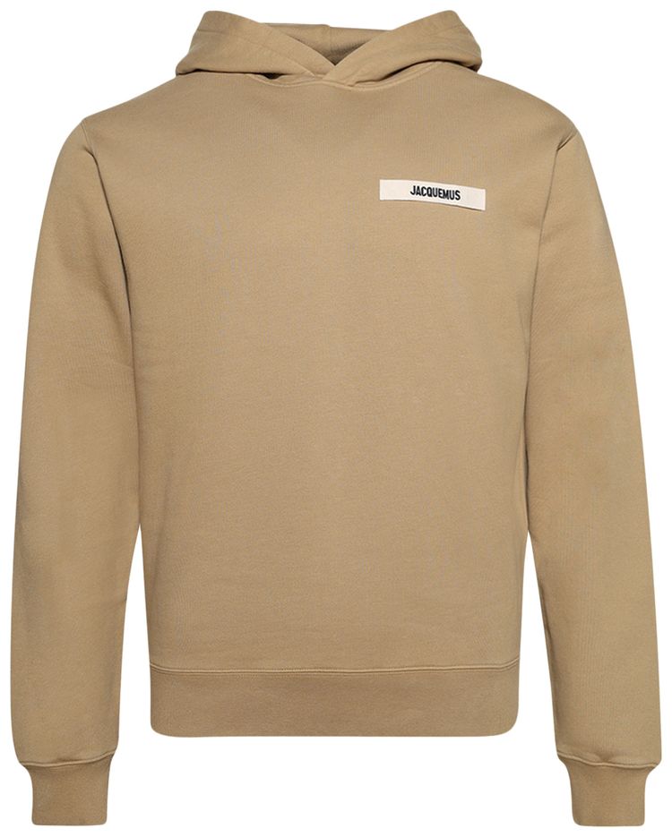 Jacquemus Le Hoodie Gros Grain Dark Beige