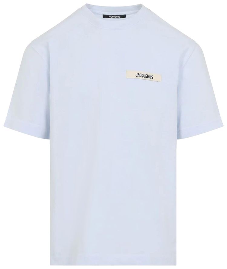 Jacquemus Le T Shirt Gros Grain Light Blue