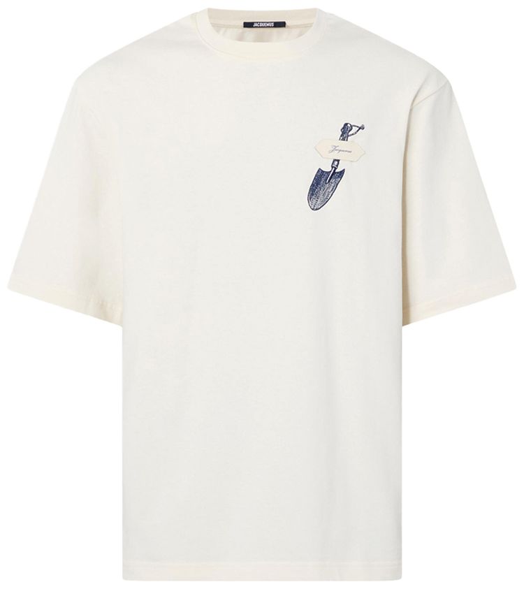 Jacquemus Le T Shirt Pelle Embroidered Shovel