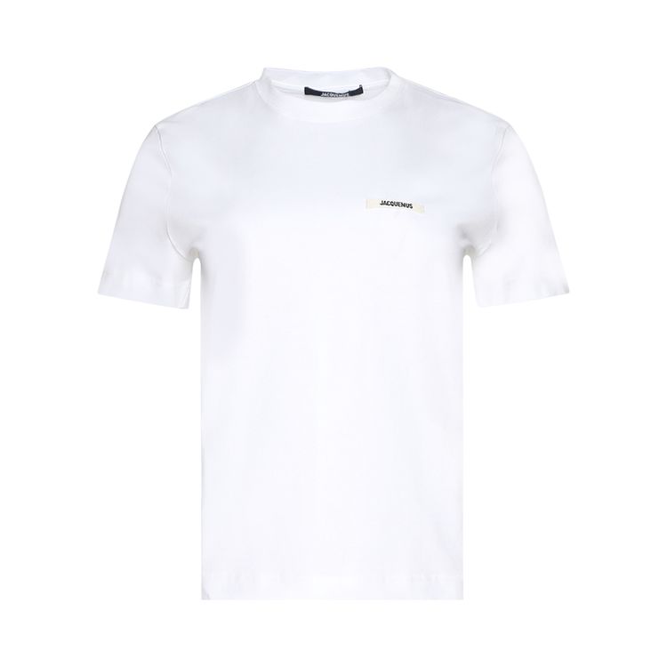 Jacquemus Le T Shirt Gros Grain White