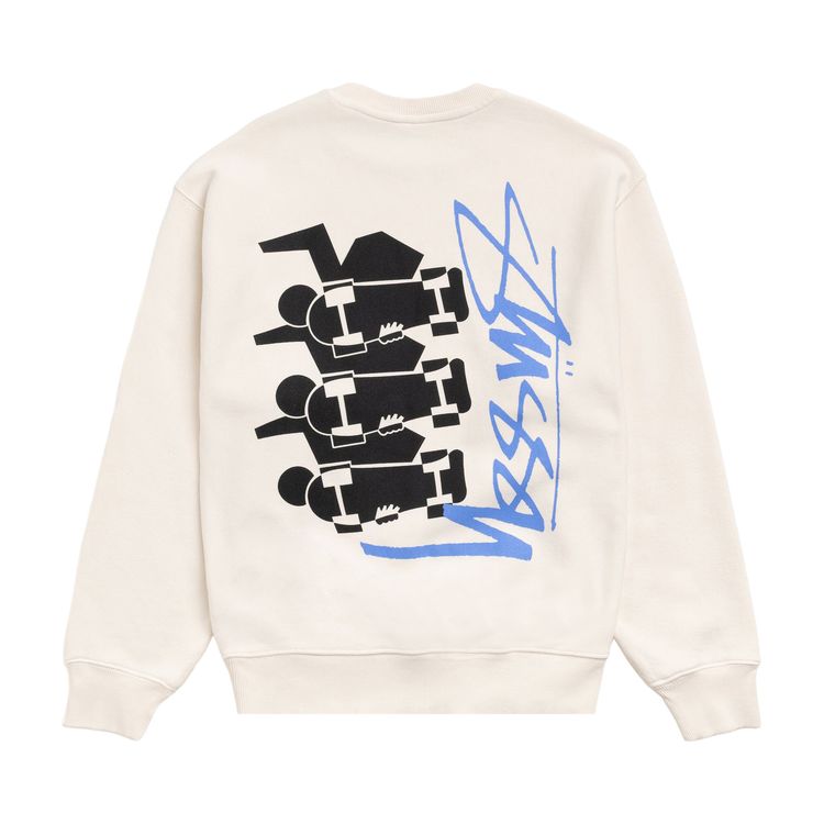 Stussy Skate Stack Crew Bone