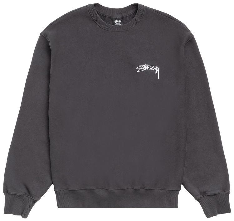 Stussy Skate Stack Crew Faded Black