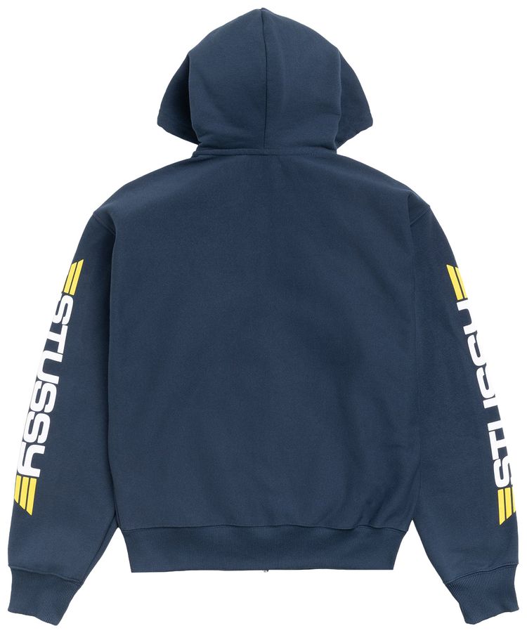 Stussy Blade Zip Hoodie Navy