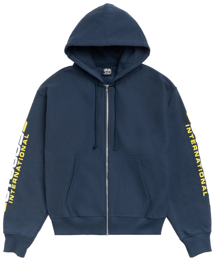 Stussy Blade Zip Hoodie Navy