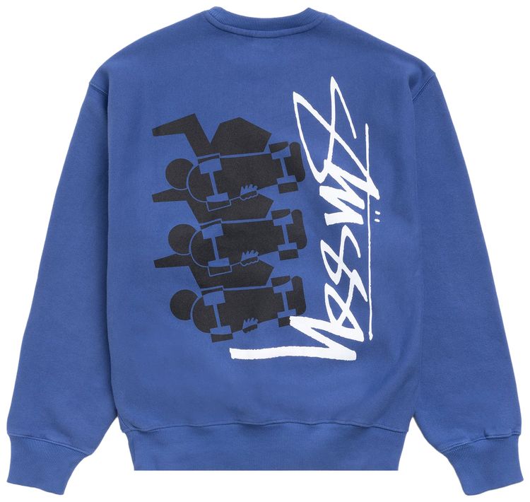 Stussy Skate Stack Crew Indigo