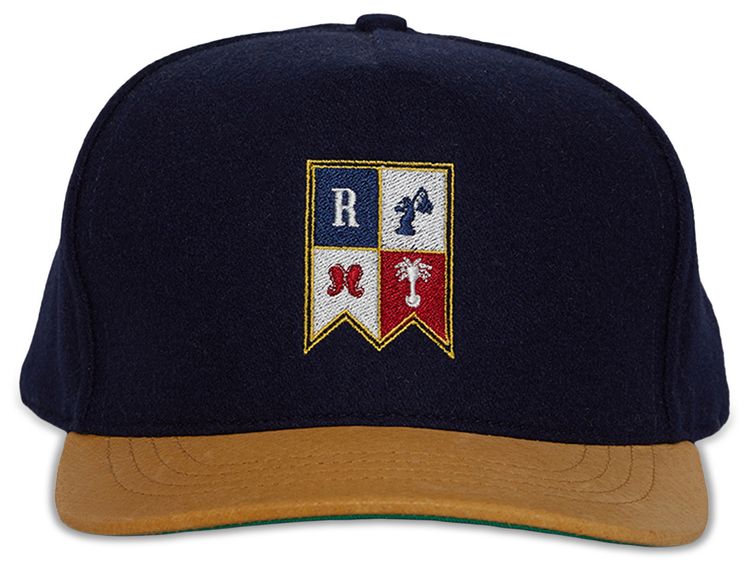 Rhude Harbor Crest Hat NavyBrown