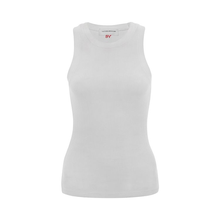 Victoria Beckham Rib Tank White
