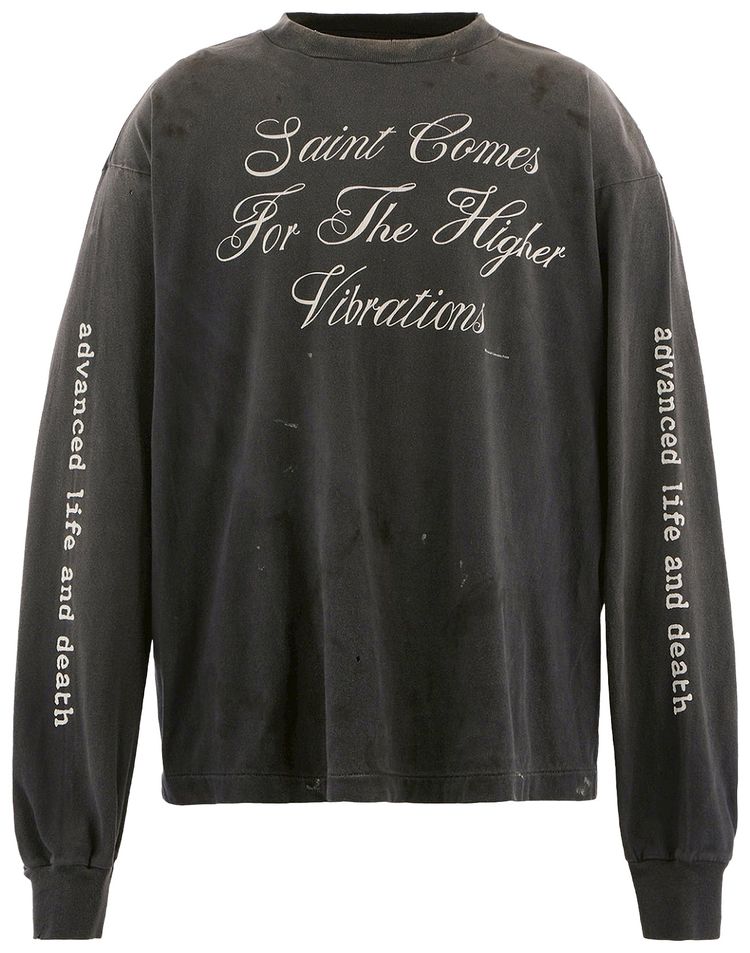 SAINT Mxxxxxx Saint Comes Long Sleeve Tee Black