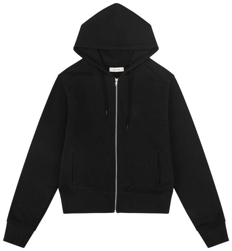 Entire Studios Slim Zip Up Black
