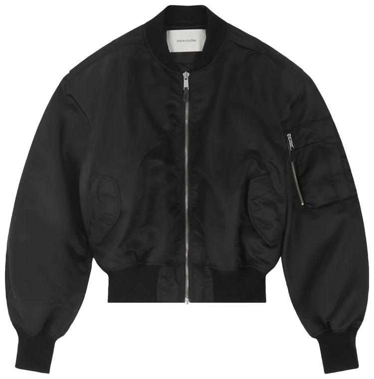 Entire Studios Cropped Broad Bomber Oil