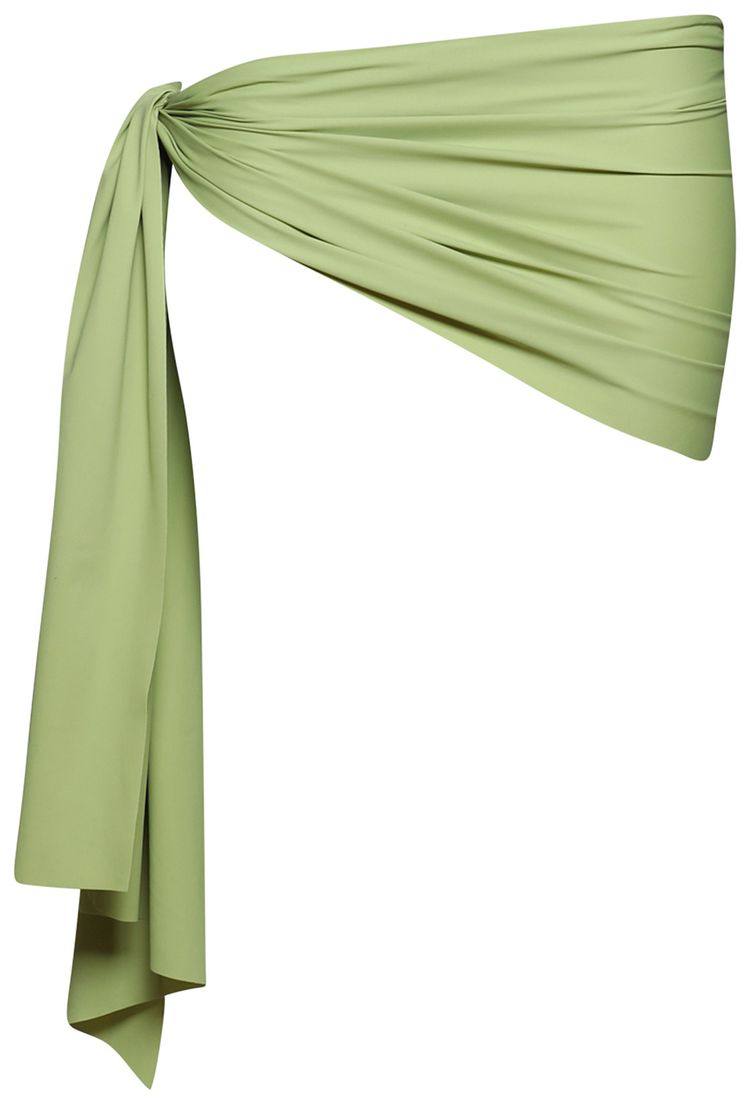 Christopher Esber Pareo Wrap Lycra Skirt Fresh Lime