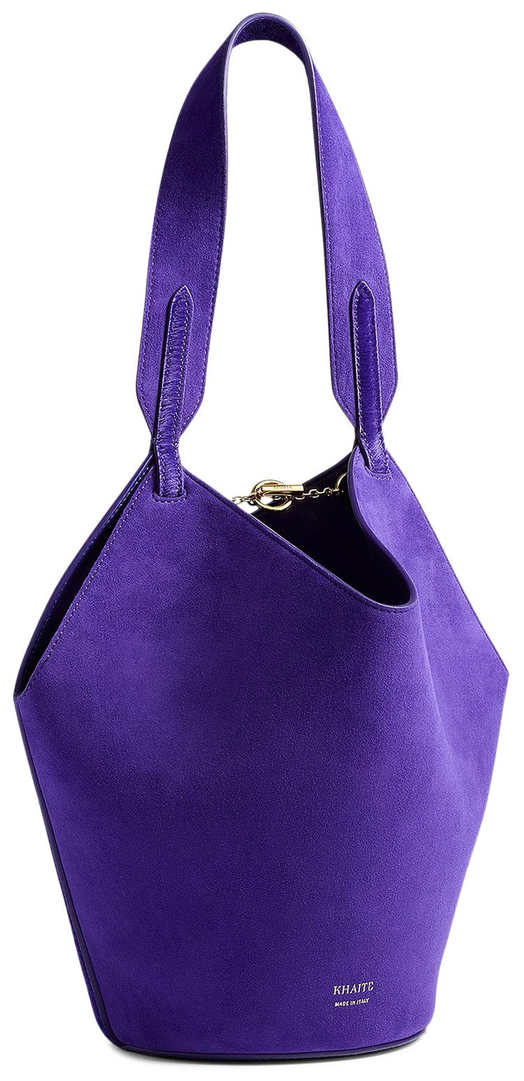 Khaite Lotus Mini Tote Amethyst