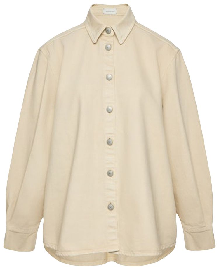 Magda Butrym Denim Shirt Beige