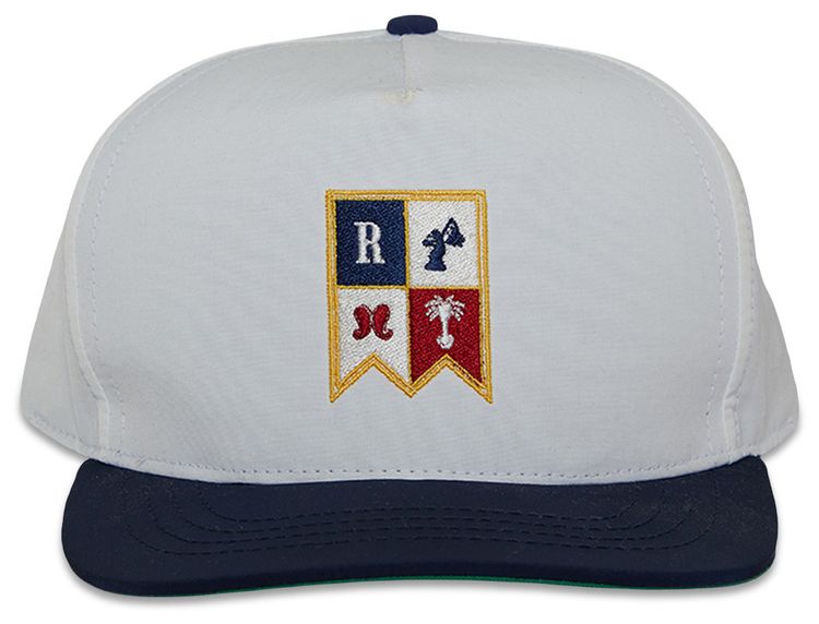 Rhude Harbor Crest Hat WhiteNavy