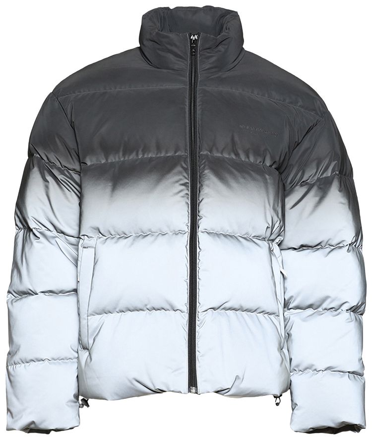 Alexander Wang Reflective Gradient Puffer SilverBlack