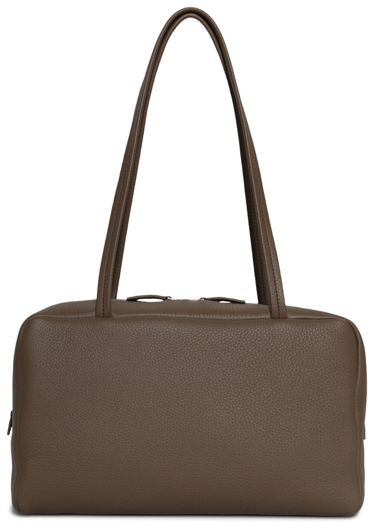 The Row Astra Bowling Bag Smoked Taupe