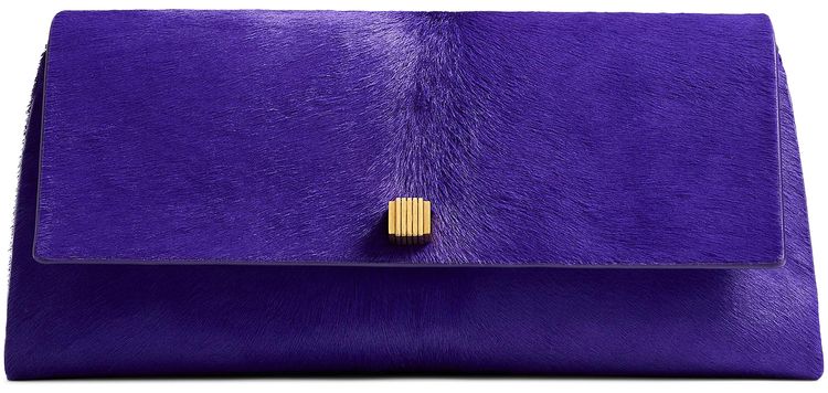 Khaite Audrey Clutch Amethyst