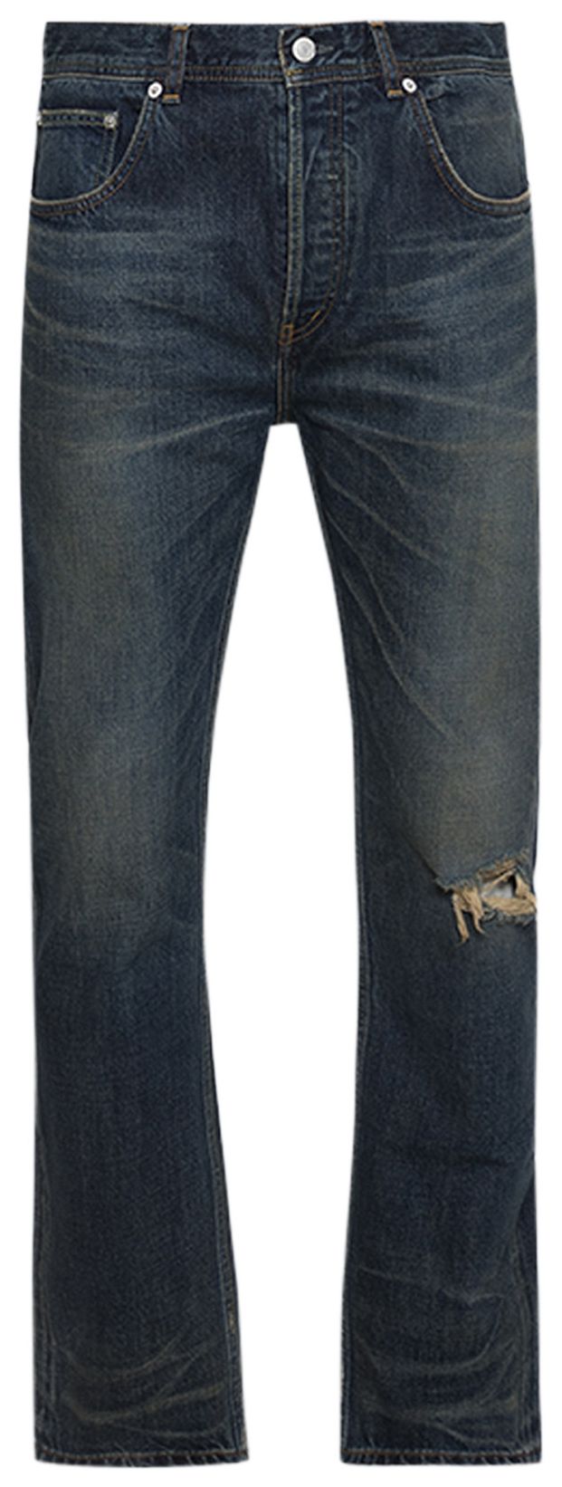 Enfants Riches Deprimes Straight Leg Jeans Blue