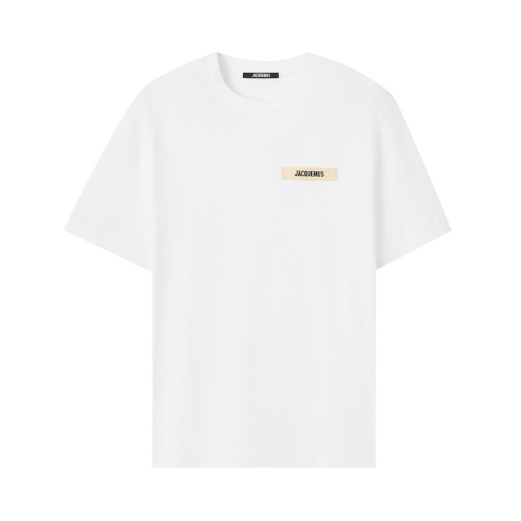 Jacquemus Le T Shirt Gros Grain White