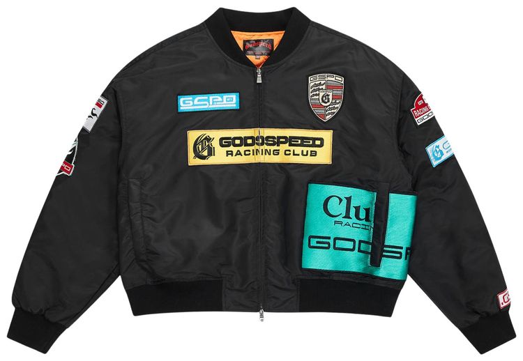 Godspeed GRC Members Bomber Jacket Black