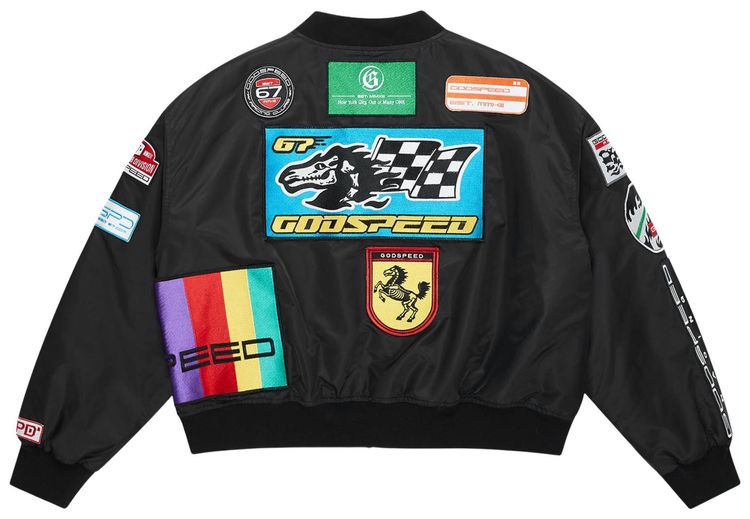 Godspeed GRC Members Bomber Jacket Black