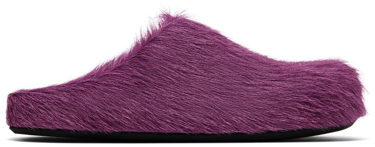 Marni Wmns Fussbett Sabot Prune Violet