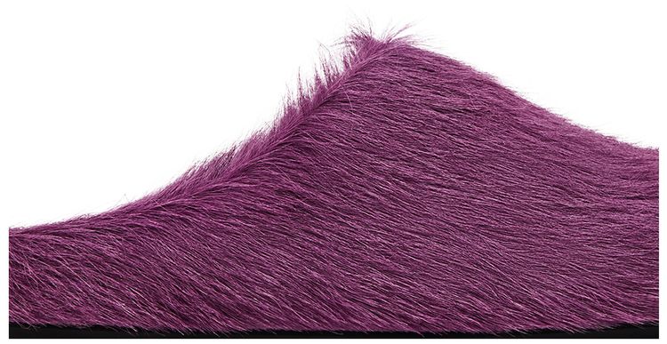 Marni Wmns Fussbett Sabot Prune Violet