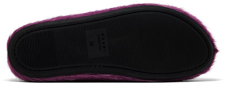 Marni Wmns Fussbett Sabot Prune Violet