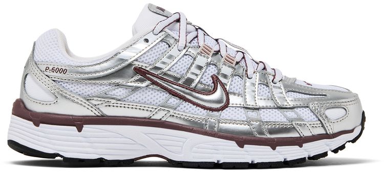 Nike Wmns P 6000 White Metallic Silver