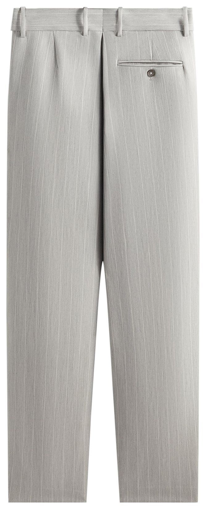 Kith Pinstripe Eli Pleated Trouser Light Heather Grey