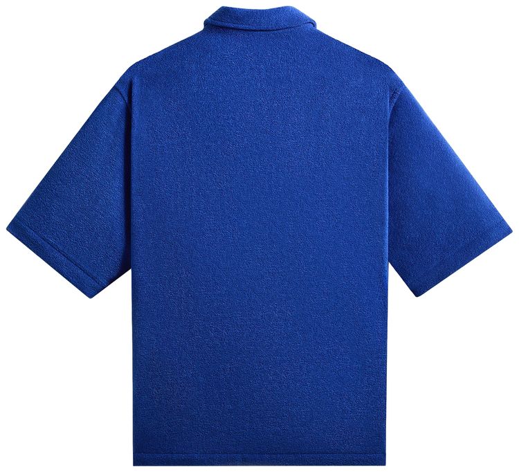 Kith Towel Boucle Boxy Collared Overshirt Cyclone